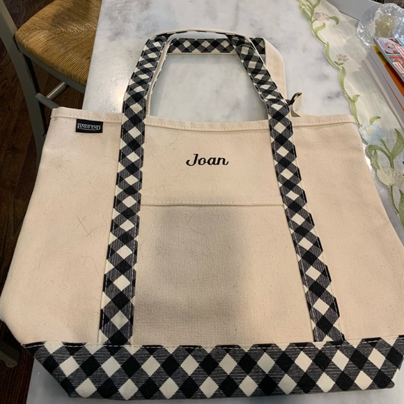 Lands' End Handbags - Lands End Canvas bag for books or beach, and Joan